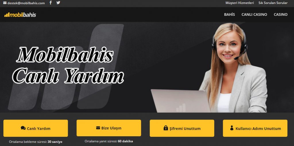 Mobilbahis Canlı Yardım