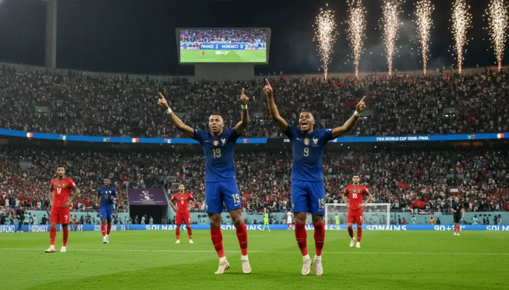 Fransa Fas’ı Yarı Finalda Eledi: Mbappe ve Dembele Yıldızlaştı