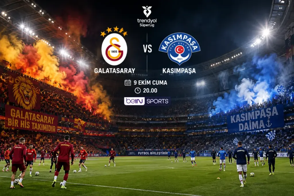 Süper Lig’de Dev Randevu: Galatasaray Kasımpaşa Engelini Aşmak İstiyor